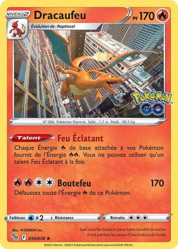 010/078 - Dracaufeu - EB10.5 Pokémon GO - POKEMON FR - PokéSquad