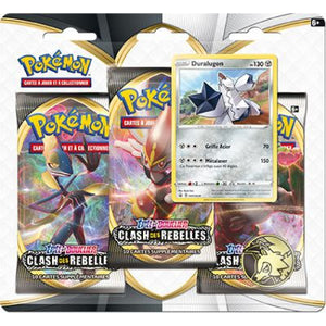Tripack - 3 Boosters EB02 [Clash des Rebelles] POKEMON FR - Illustration Duralugon - PokéSquad