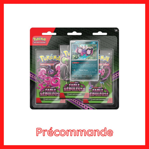[Précommande] Tripack - 3 Booster EV6.5 [Fable Nébuleuse] - POKEMON FR - PokéSquad