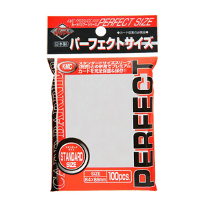 100 Sleeves Pochettes KMC Standard Perfect Size Transparentes - PokéSquad