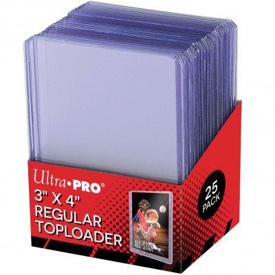 25 Top Loader Regular Ultra Pro - PokéSquad