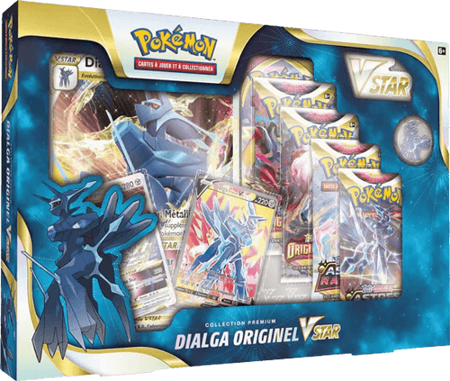 Coffret 5 Boosters - Collection Premium Dialga VSTAR - Forme Originelle - POKEMON FR - PokéSquad