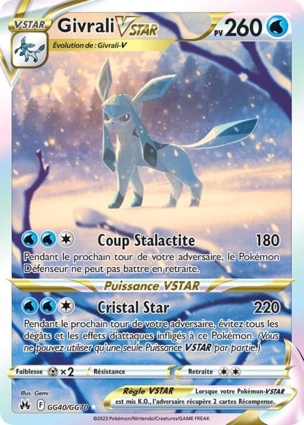 GG40/GG70 - Givrali VSTAR - EB12.5 Zénith Suprême - POKEMON FR - PokéSquad