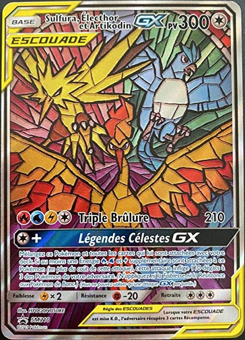 SM210 - Sulfura, Électhor et Artikodin GX Full Art Promo - Scellée - POKEMON FR - PokéSquad