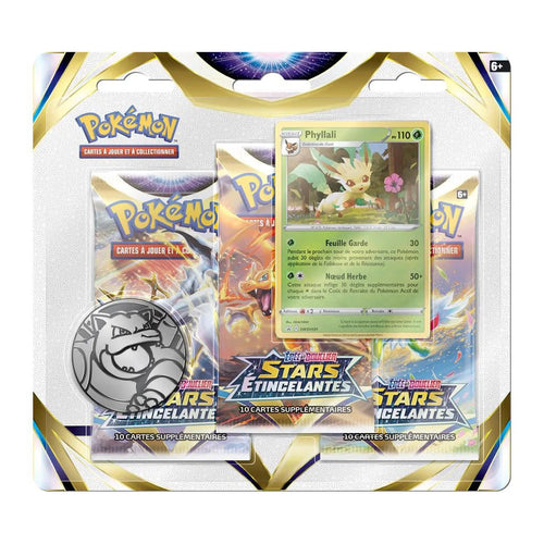 Tripack - 3 Boosters EB09 [Stars Étincelantes] POKEMON FR - Illustration Phyllali - PokéSquad