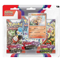 Charger l&#39;image dans la galerie, Tripack - 3 Boosters EV01 [Écarlate et Violet] POKEMON FR - Illustration au choix - PokéSquad
